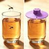 2PCS Multi-functional 2 in 1 Tea Bag Partner With Handle Silicone Tea Bag Holder Dishwasher Safe Reusable Mug Lid Office