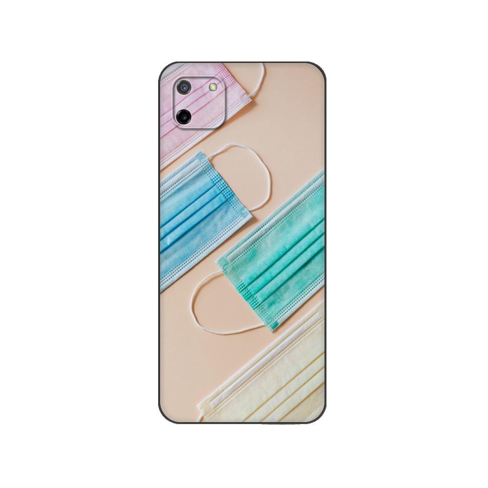 Schwarze TPU-Hülle für OPPO Realme C11 2020 2021 C20 C21 C21Y C25Y Rückseite Krankenschwester Medizinisch Medizin