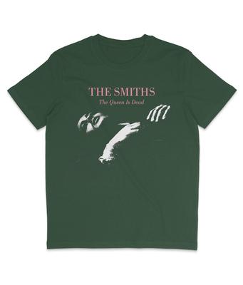 The Smiths - The Queen Is Dead - Повна графіка обкладинки - Зелений - Органічна футболка