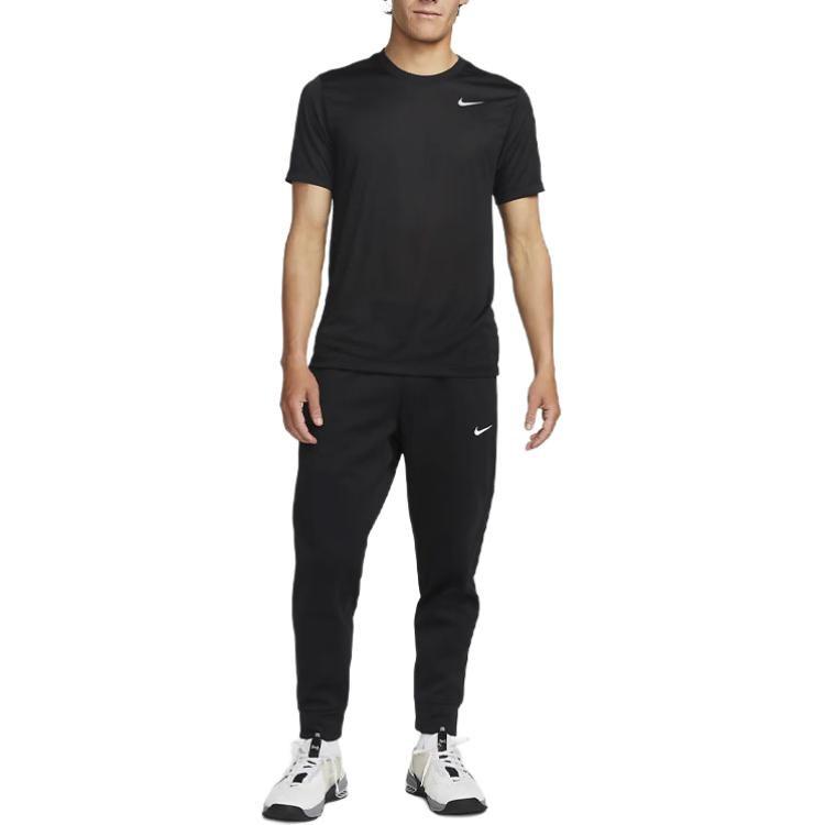 Nike T Shirts Men's Black Crew Neck Moderate DX0990-010