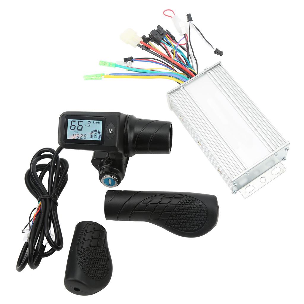 36V 48V 500W Electric Bike Controller Kit Motor Controller with 805 Half Throttle Handle LCD Panel with Lock