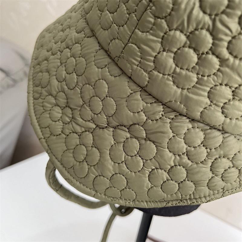 Autumn and Winter New Fashionable Washbasin Hat Front Long Rear Short Strap Versatile Warm Fisherman Hat