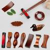Japanese Style Chopsticks Holder Vintage Wooden Chopsticks Stand Rest Decorative Rack Dining Table Tableware Accessories