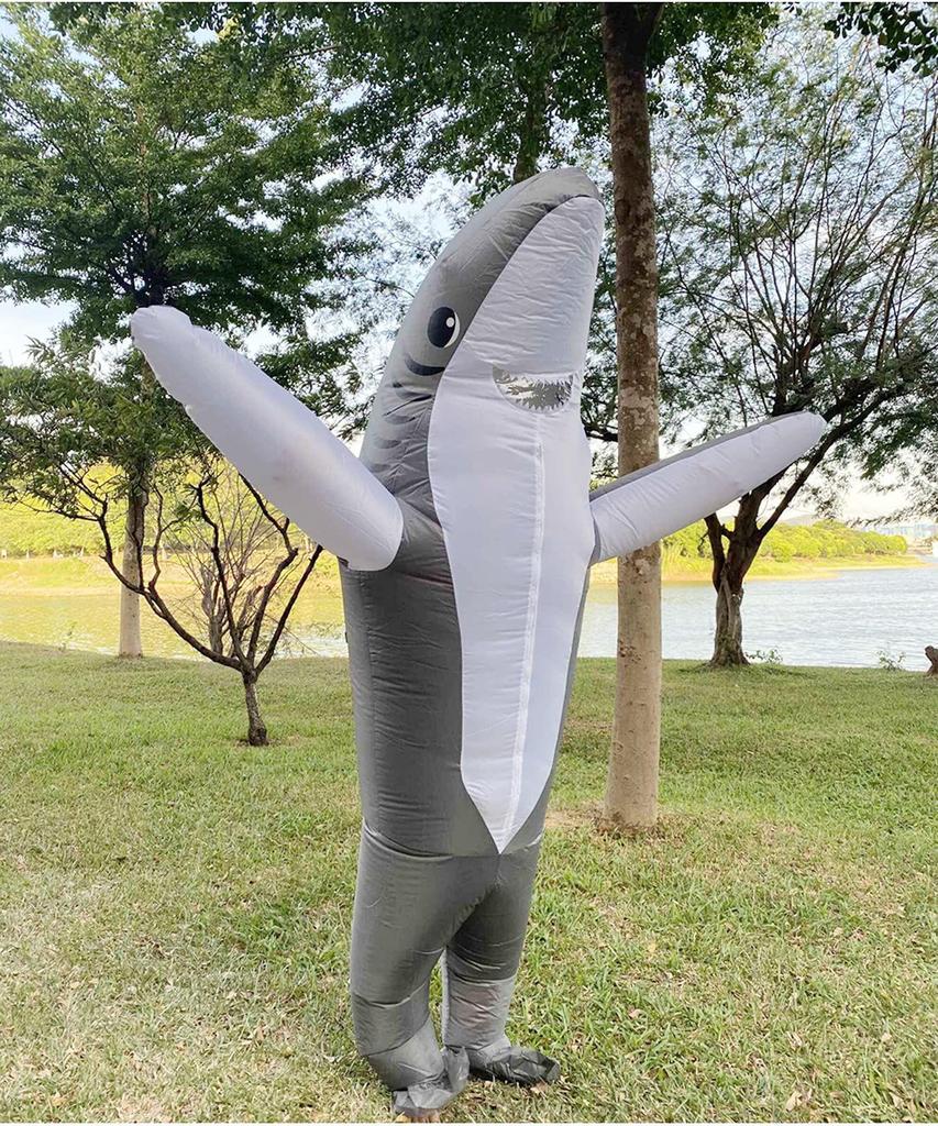 Halloweenový nafukovací mořský maskot: Kostým Delfína a Žraloka pro Cosplay a Festivaly