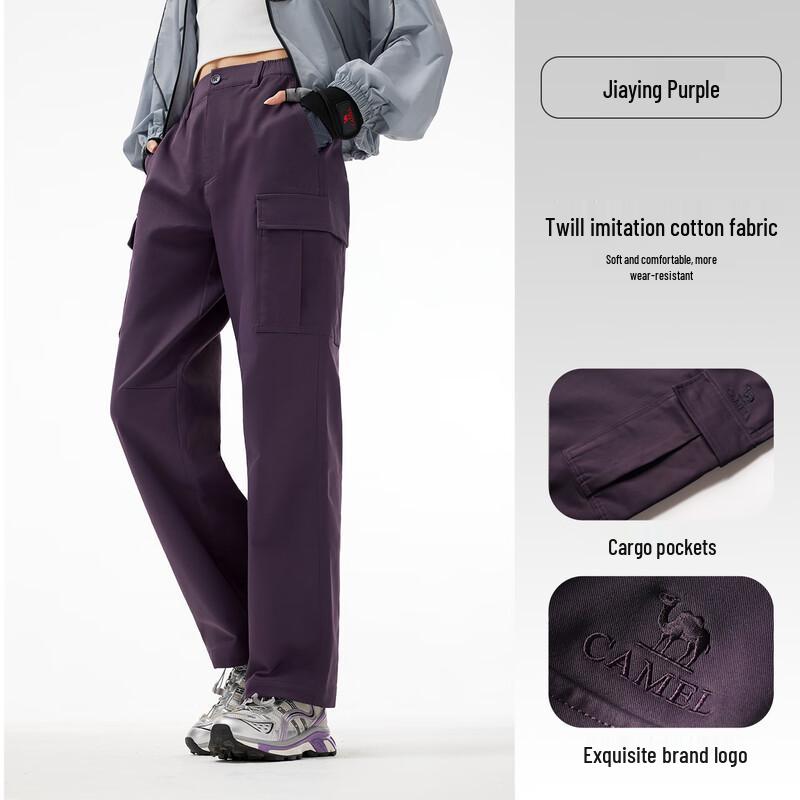 

CAMEL Women s Outdoor Windproof Multi-Pocket Cargo Pants XXL