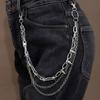 Nieten Nieten Nieten Hosenkette Zink Zink Zinklegierung Punk Gürtelkette Goth Metall Taillenkette Männlich