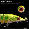 10cm/8g Bionic Bait Sharp Hook 3D Simulated Fisheye Simulation Tempting Angling ABS Submerged