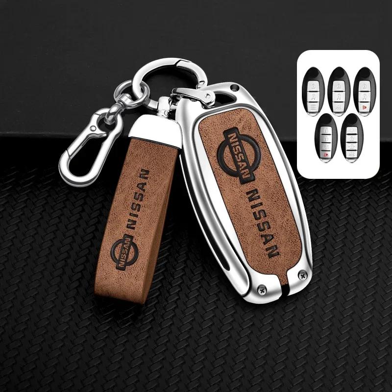ACY1 For Nissan Qashqai X-Trail T32 T31 Juke J10 J11 Kicks Tiida Pathfinder Note Zinc Alloy Car Remote Key Case Cover Shell Holder