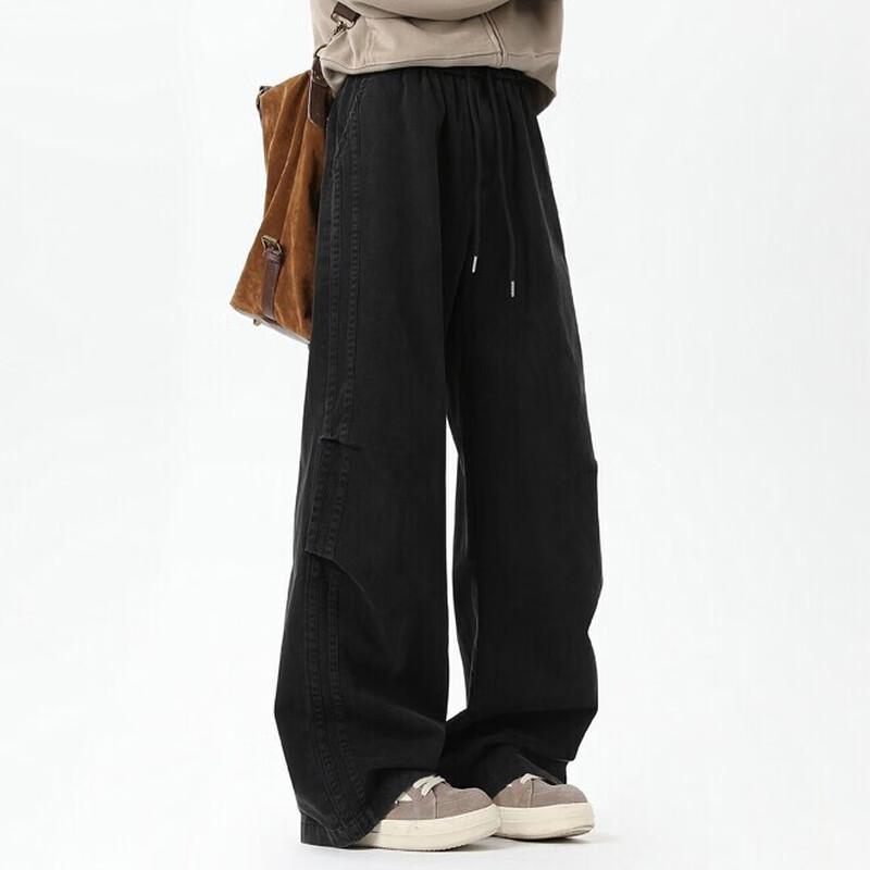 Men's American Style Loose Straight-Leg Cargo Pants