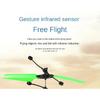 Rc Aircraft Remote Control Helicopter 2 Channel Gesture Control Suspension Helicopter Aircraft Model Toy with Light Toy for Boys