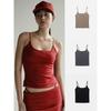 South Korea Badblood American Gyaru Vest Sling Women Niche Pure Desire Embroidery Base Slimming Inner Wear Top Fashion