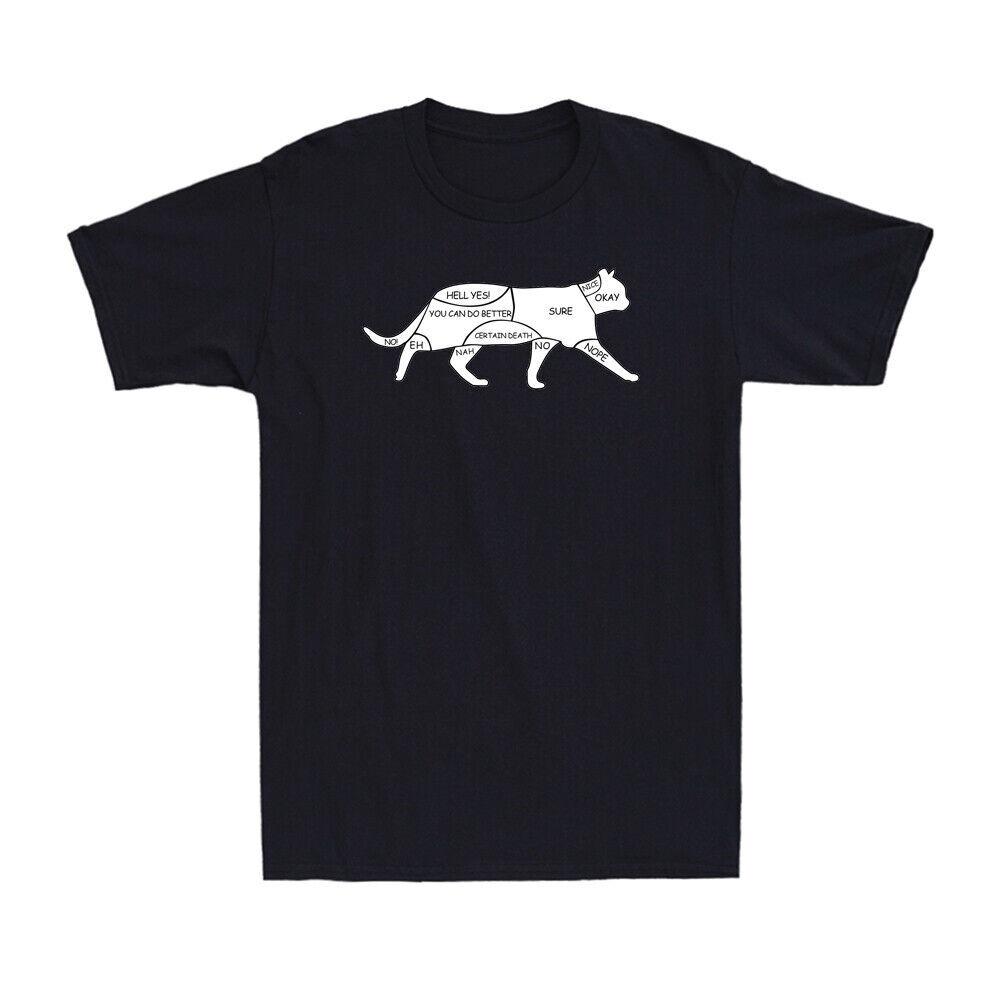 Cat Petting Guide Shirt Funny Crazy Cat Lovers Gift Unisex T-Shirt T-shirt L
