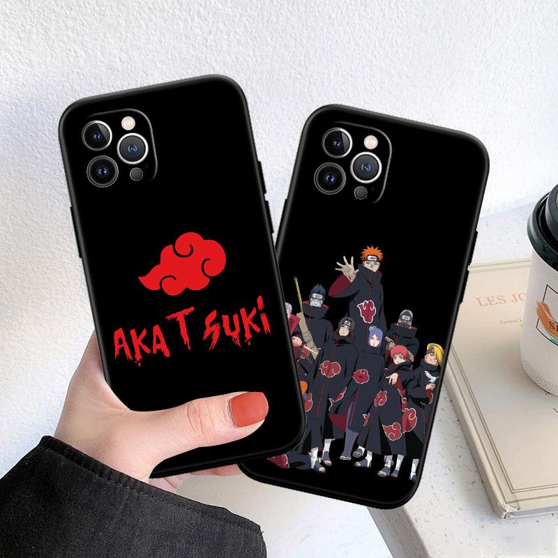 LO10 Anime Naruto Akatsuki Soft Shell Phone Case for Xiaomi Poco C40 C50 C51 C55 C65 C71 C75 F3 F5 F6 F7 M2 M3 Pro Ultra