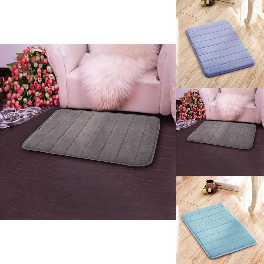 High-quality Anti-bacterial Memory Foam Bath Mat With Shock-absorbing Touch