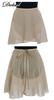 Ballet Sayori Ballet Skirt for Adults and Juniors Mocha Gray Wrap with Ribbon Made In Chiffon Ballet Dance Wrap Skirt [Special Color Skirt]
