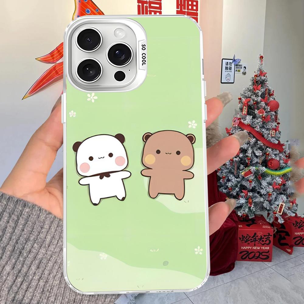 Cute BuBu DuDu Phone Case For iPhone 16 15 14 13 12 11 Pro Max X XR XSMAX 8 7 Plus Matte Shockproof Back Cover