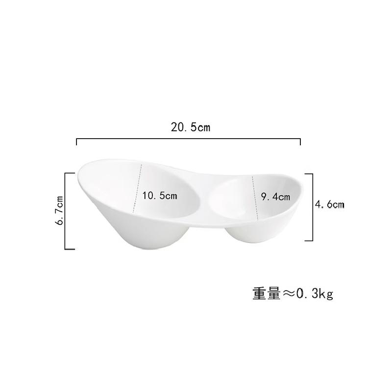 

Чисто белая керамическая тарелка для горячих блюд, соусница для уксуса, раздельная миска для закусок, холодная тарелка, столовая посуда