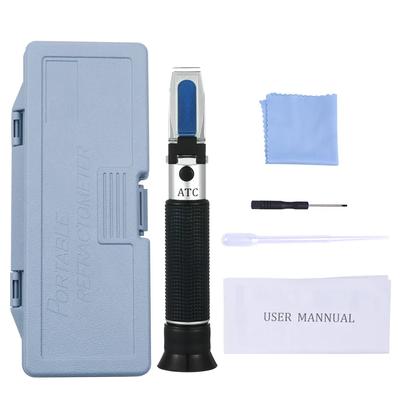 3 In 1 Honey Refractometer Brix 58~90% Hand Held ATC for Honey Moisture Brix and Baume Tester for Honey Moisture Brix and Baume
