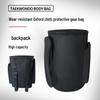 White Taekwondo & Boxing Gear Backpack - Large Capacity Waterproof Oxford Cloth