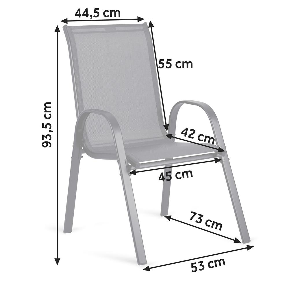 Sofotel So-981 Round Garden Table And 2 Garden Chairs Set