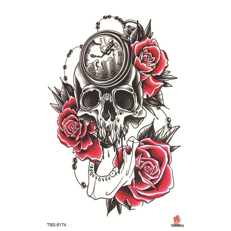 Wasserdichtes Ganzarm Totemsymbol Tattoo Aufkleber Set