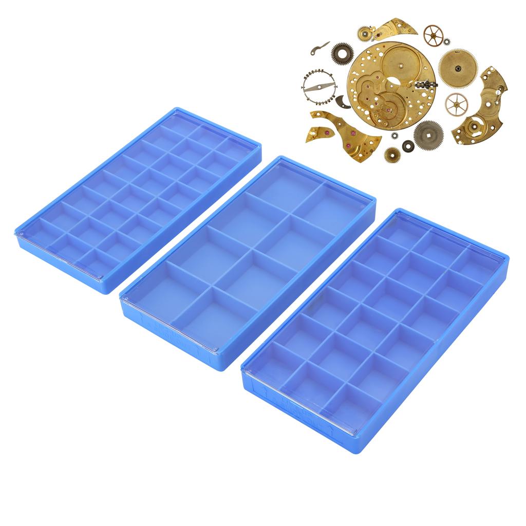 Parts Storage Box Compartment Watch Parts Organizer Plastic Beads Earring Container