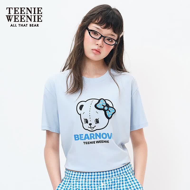 Teenie Weenie Women's Bear Letter T-shirt