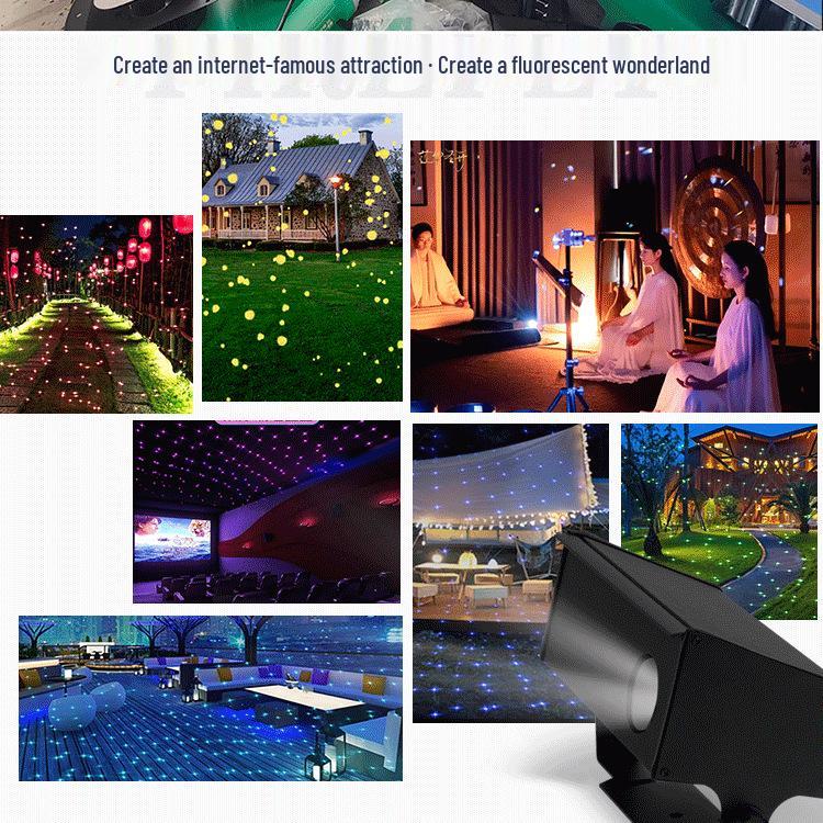 Waterproof Outdoor Firefly Projector: Twinkling Starry Sky & Romantic Ambiance Light