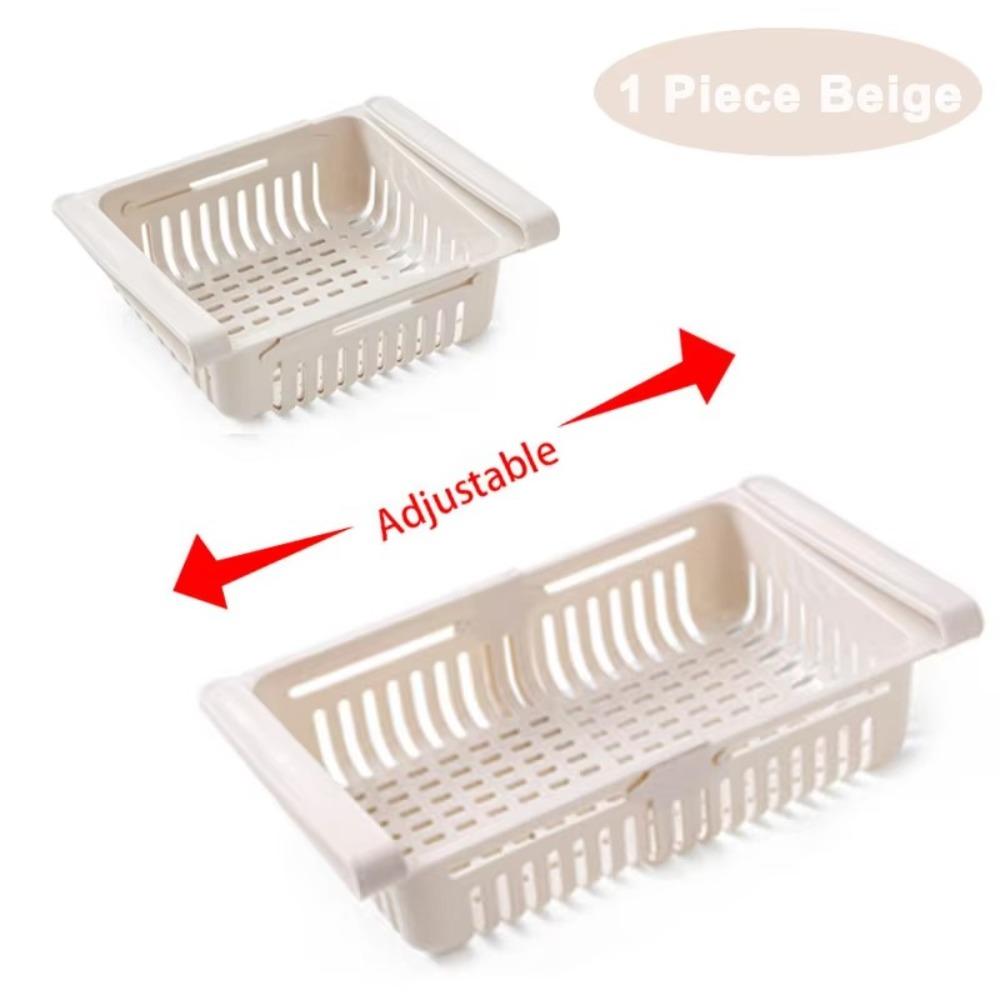 

Многофункциональная полка-органайзер для холодильника, регулируемая кухонная полка для хранения, кухонные аксессуары