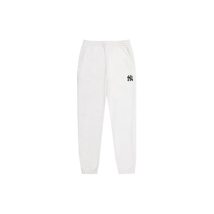 New MLB New York Yankees Knitted Sweatpants Unisex White 31PT01111-50I