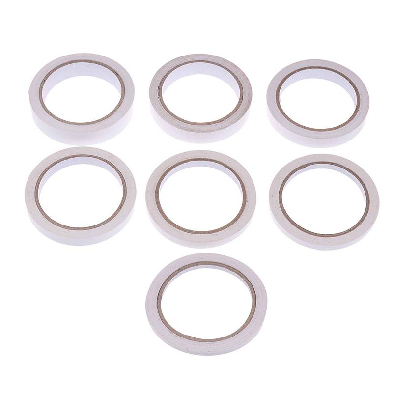 2Rolls 17M Double Sided Tape Strong Double Faced Powerful Hand Tearing Adhesive Tape For Mounting Fixing Pad Sticky Paper