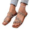 Plus-size Flat Shoes - Fashionable New Style Beach Flip-flops for Women