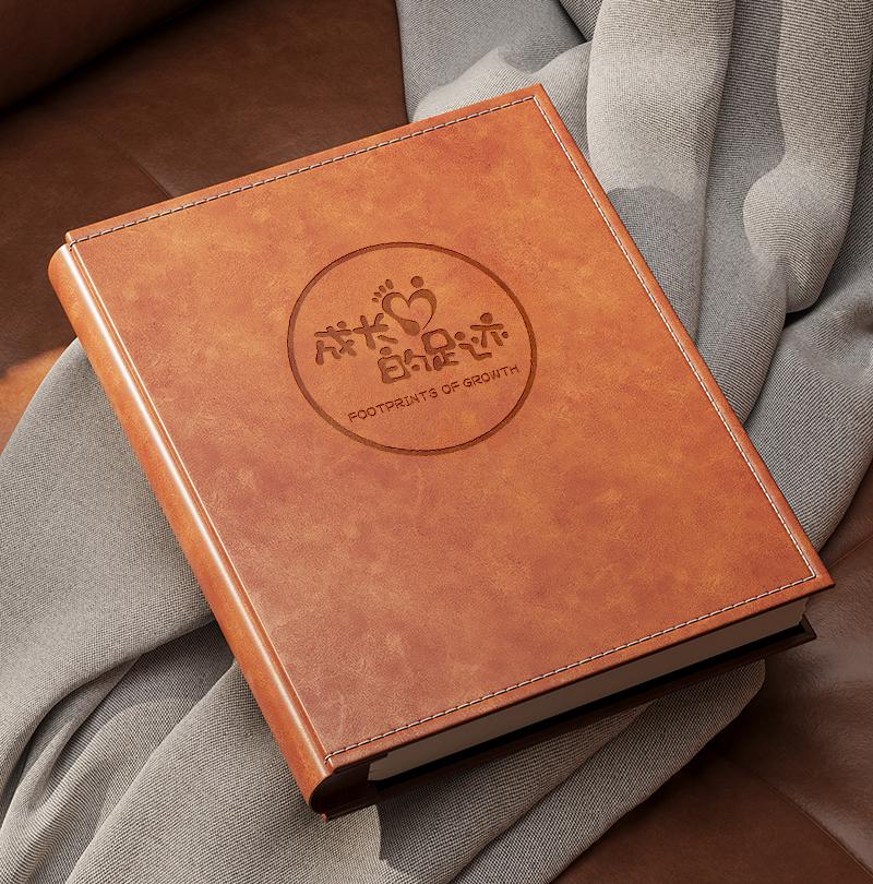 6-Inch Vertical Leather Photo Album: Large Capacity Family & Baby Keepsake Book for Mobile Phone Photos