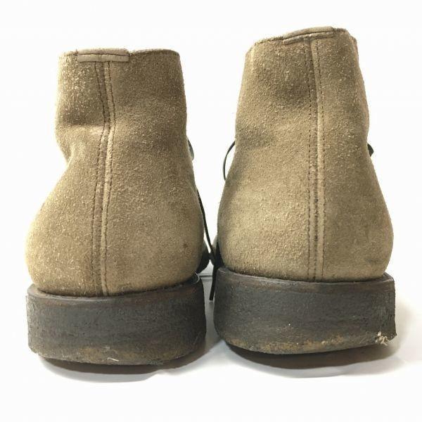 Vintage! Church’s Suede Boots Size 26.527.0 Brown Crepe Sole Vintage Men’s(USED)