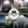 1Pc or 2pcs Hight Bright 2500lm Power LED Security Solar Garden Light With 270 Degree Wide Angle Detection