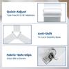 4 PCS Bed Sheet Straps – Adjustable Corner Clips to Keep Fitted Sheets in Place – Mattress Sheet Holders and Suspenders – Fits Twin, Queen, and