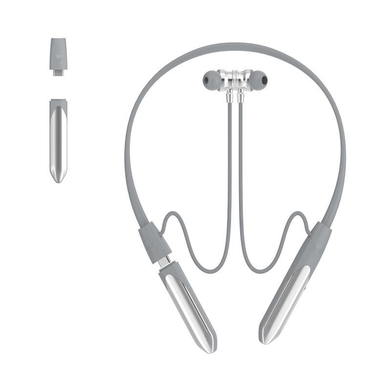 Ultra-Long Battery Dual Battery Neckband Noise Cancelling Wireless Bluetooth Sports Headphones