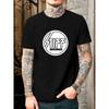 Herren STIFF RECORDS Logo Grafik Sommer Lässig Rundhals Kurzarm T-Shirt