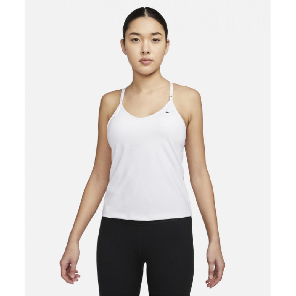 

NIKE Бюстгальтер Indie Tank Top W White Pure Platinum Black DX0031 100