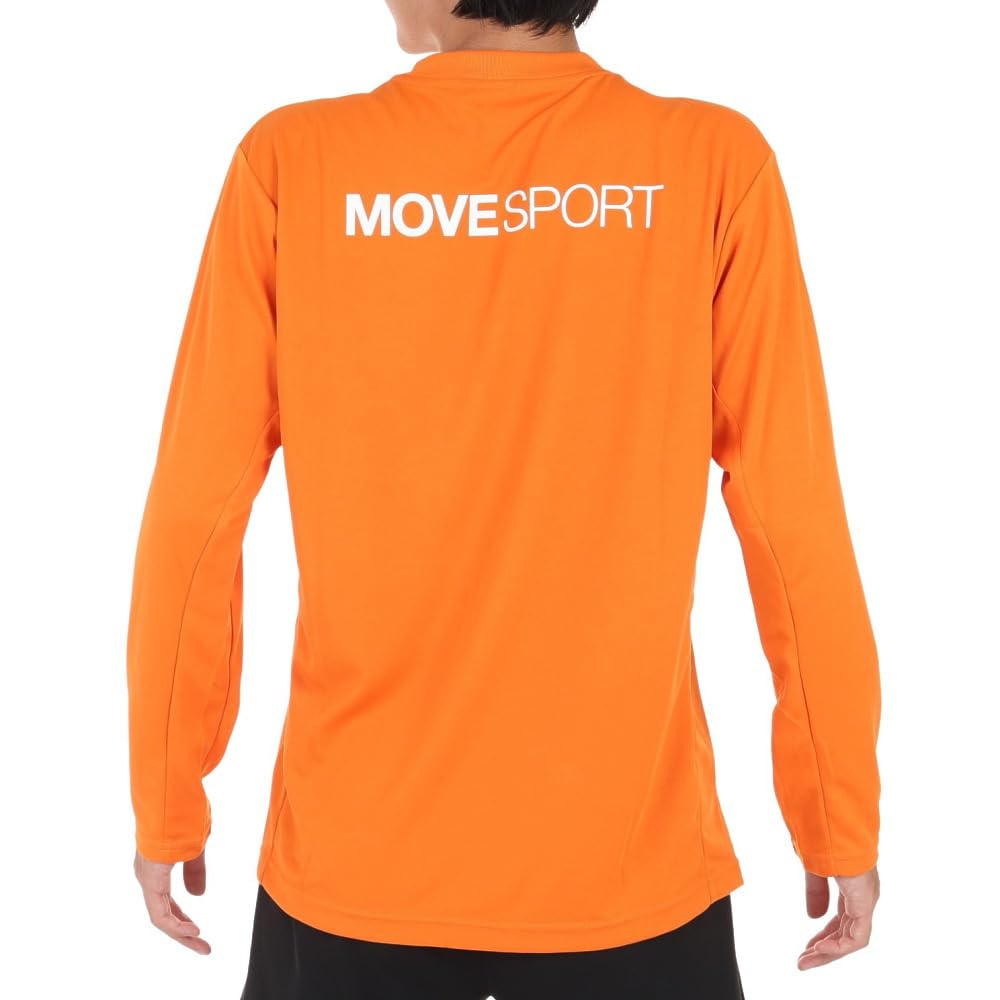 Move Sports Descente Dry Mesh Long Sleeve for Training and Size M Shirt, Moisture-Wicking, Quick-Drying, Running, (DMMWJB50)