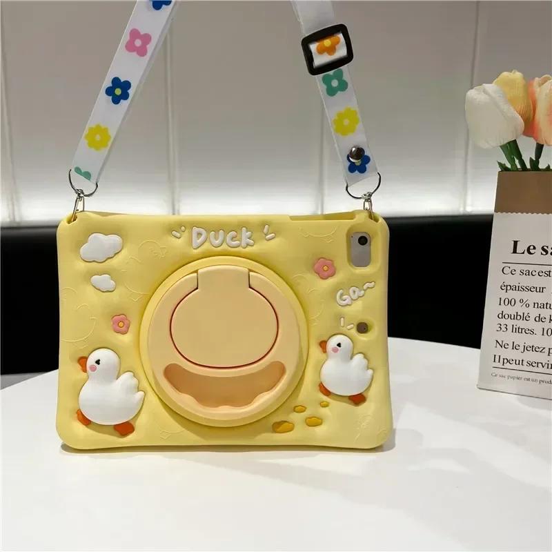 Cute Cartoon bear Case for iPad Pro 11 inch 2022 2021 2020 Silicone Tablet Cover Stand For iPad 9.7 5th 6th 10.2 9th 8th 7th 10 10th ipad mini Funda