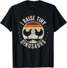 Vintage Retro I Raise Tiny Dinosaurs Funny Chicken T-Shirt