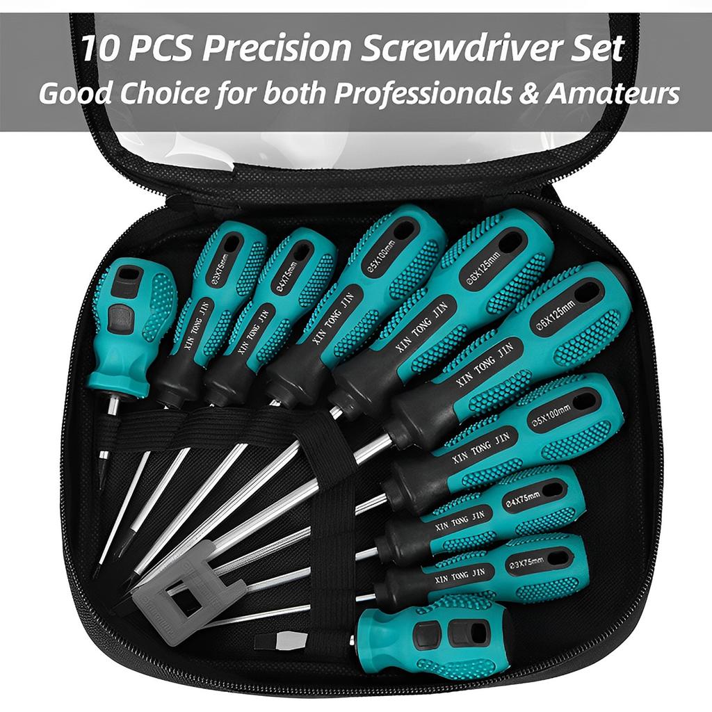 Repair Tool Set Magnetic Precision Screwdriver Kit Phillips and Flat Head Screwdriver Installation and Disassembly Repair Tool