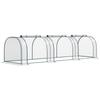 350 X 100 Cm Low Tunnel Greenhouse - Clear