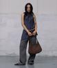 Haveawhale Maro Stud Suede Bag (Br)