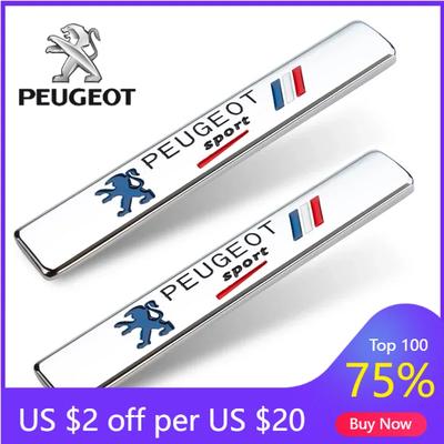 2026 Autocollant de Voiture Chaud 3D Métal Autocollant de Voiture Ornements Badge de Voiture Accessoires Pour Peugeot 208 3008 206 308 2008 207 107 508 607 4008