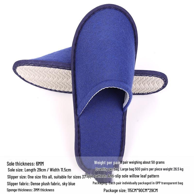 Disposable Non-slip Slippers for Hotels, B&Bs, and Beauty Salons