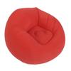 Uppblåsbar bönpåse utan bönor PVC Mjuk flockning Ergonomisk uppblåsbar loungefåtölj för vardagsrum sovrum