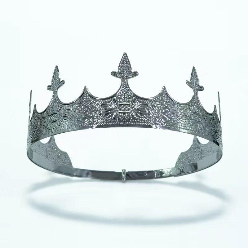 Crown Prince Crown Wedding Birthday Ball Party Halloween Decoration Hairpin
