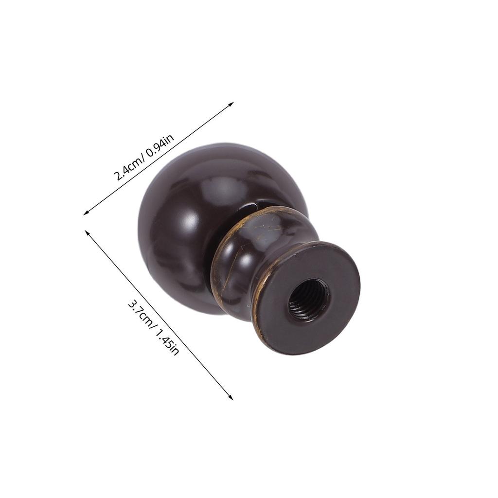 4Pcs Ball Lamp Finial Decorative Topper Zinc Alloy Metal Lampshade Accessories for Table Floor Lamp Shade Holder Stylish Knob